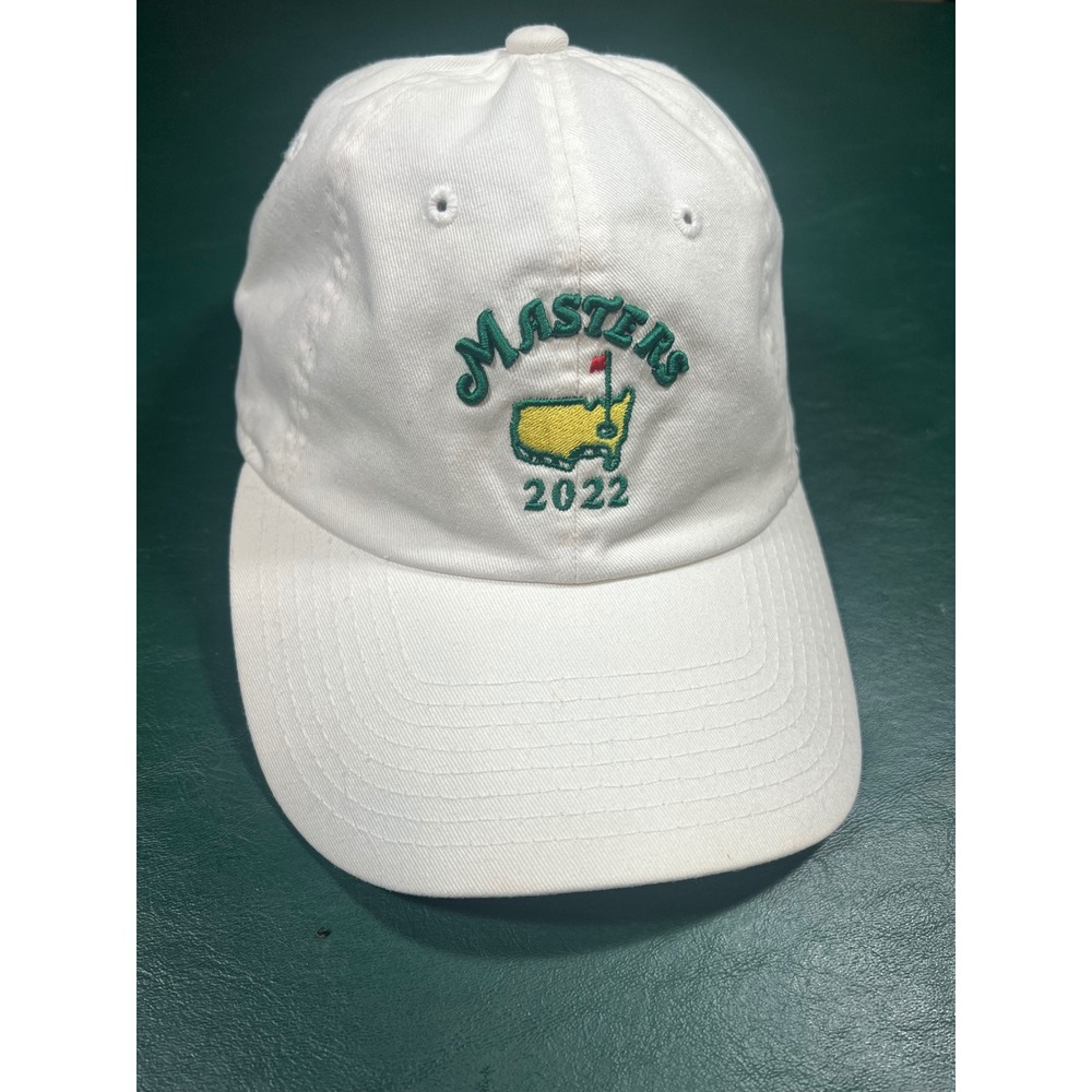 Masters 2022 Golf Hat American Needle White Adjustable Strapback Cap